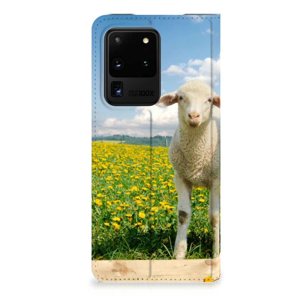 Samsung Galaxy S20 Ultra Hoesje maken Schaap en Lammetje - B2C Telecom