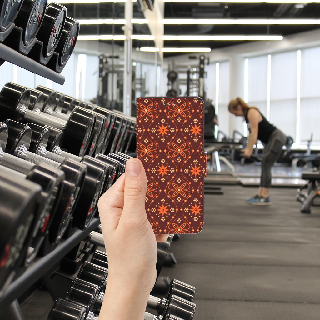 Sony Xperia 10 IV Telefoon Hoesje Batik Brown