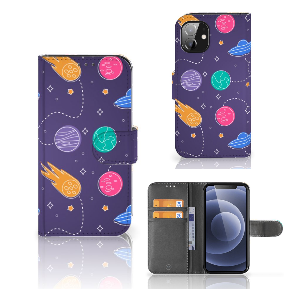 Apple iPhone 12 Mini Wallet Case met Pasjes Space