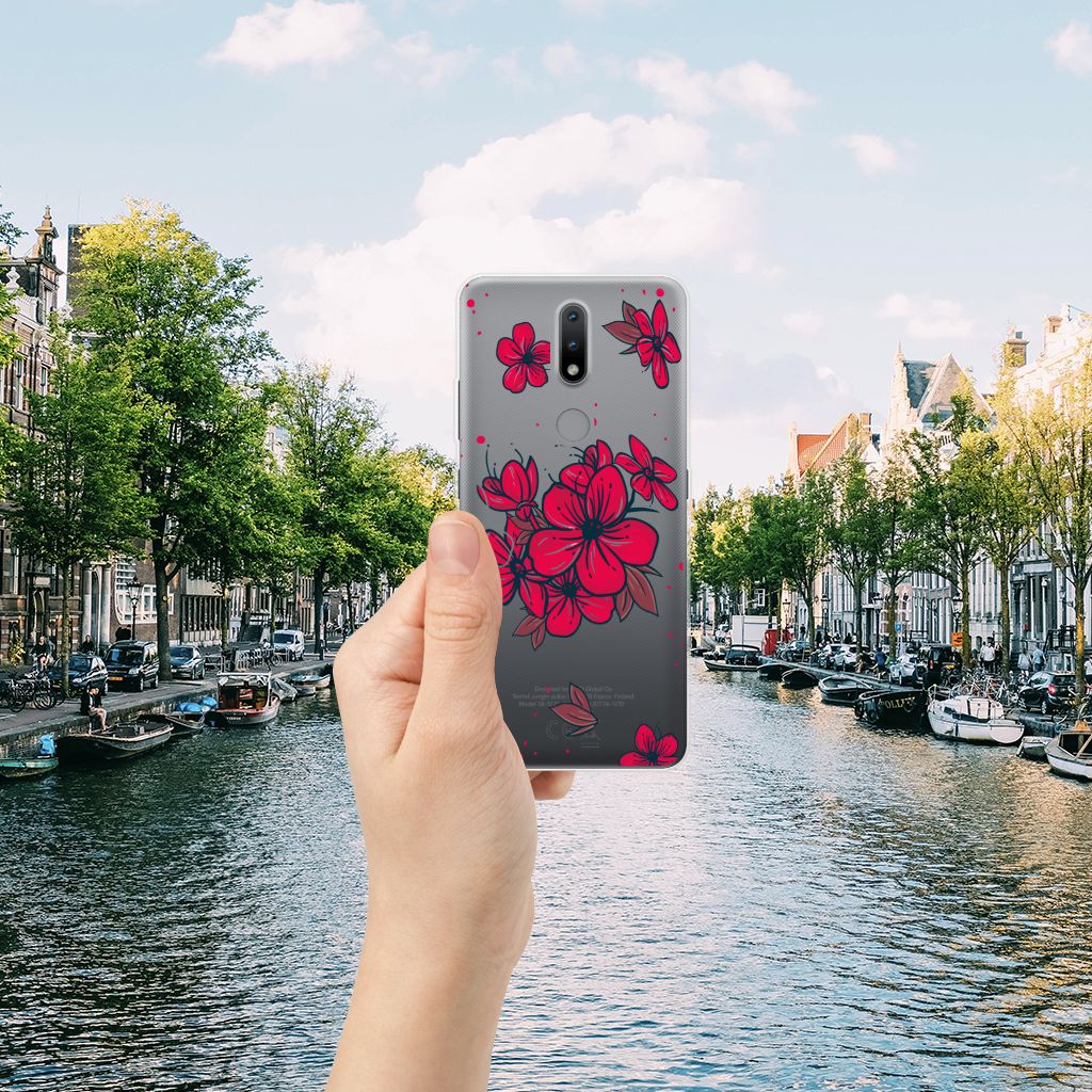 Nokia 2.4 TPU Case Blossom Red