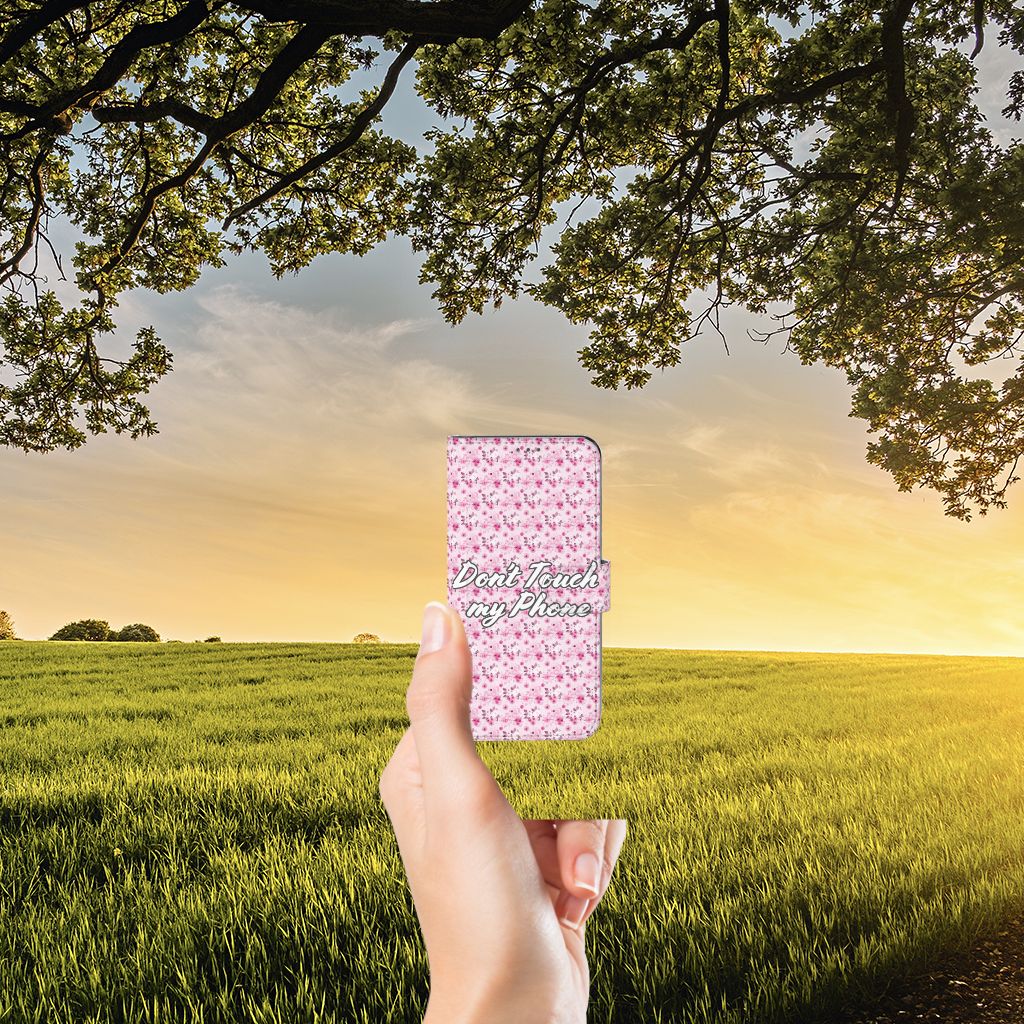 Samsung Galaxy A22 4G | M22 Portemonnee Hoesje Flowers Pink DTMP