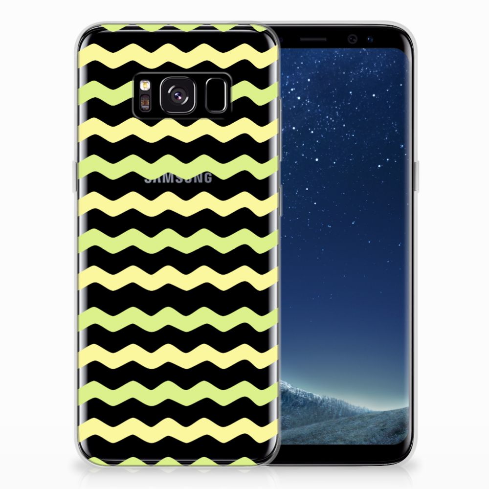 Samsung Galaxy S8 TPU bumper Waves Yellow