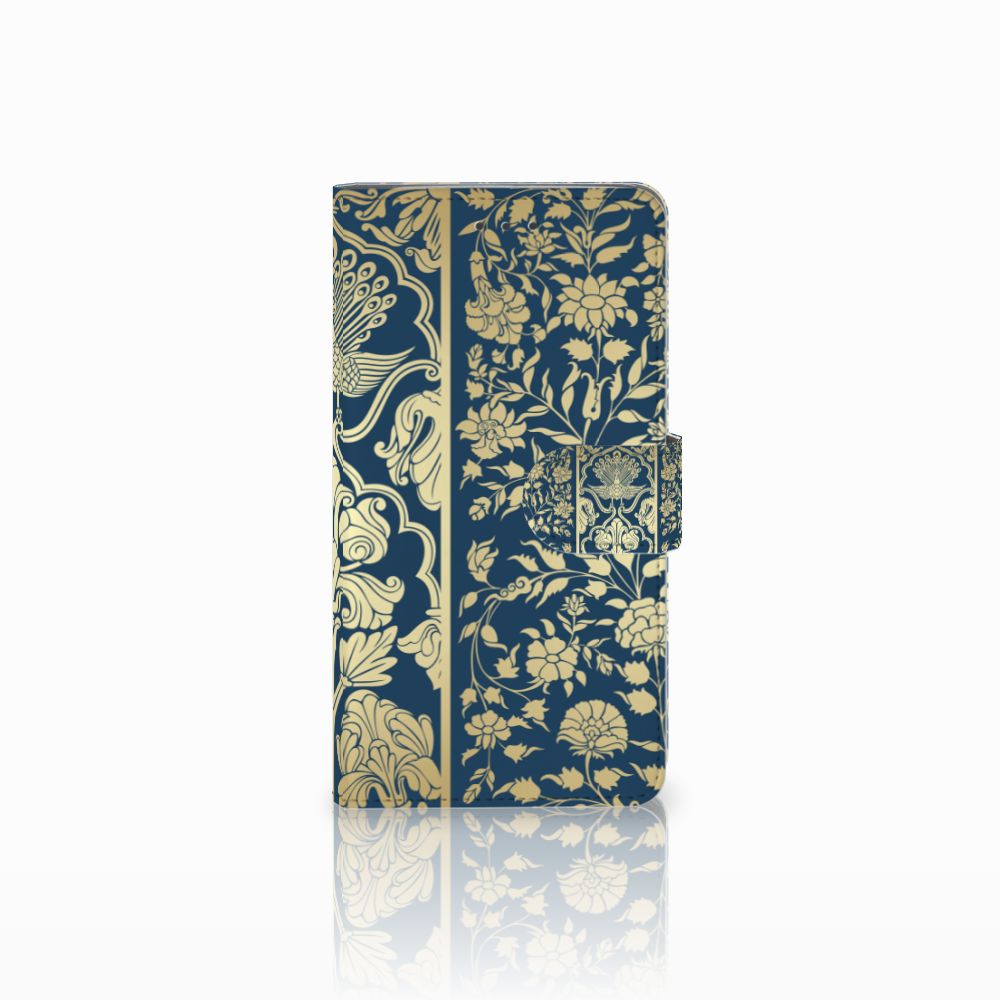 Samsung Galaxy J7 2016 Hoesje Beige Flowers