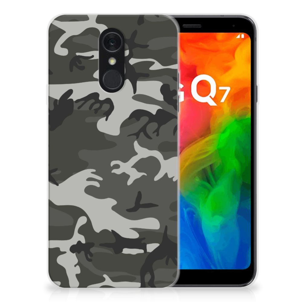 LG Q7 TPU bumper Army Light