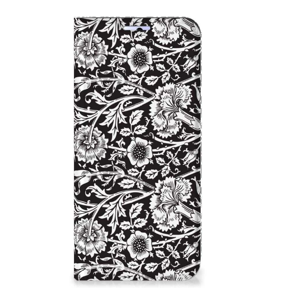 Motorola Moto G31 | G41 Smart Cover Black Flowers - B2C Telecom