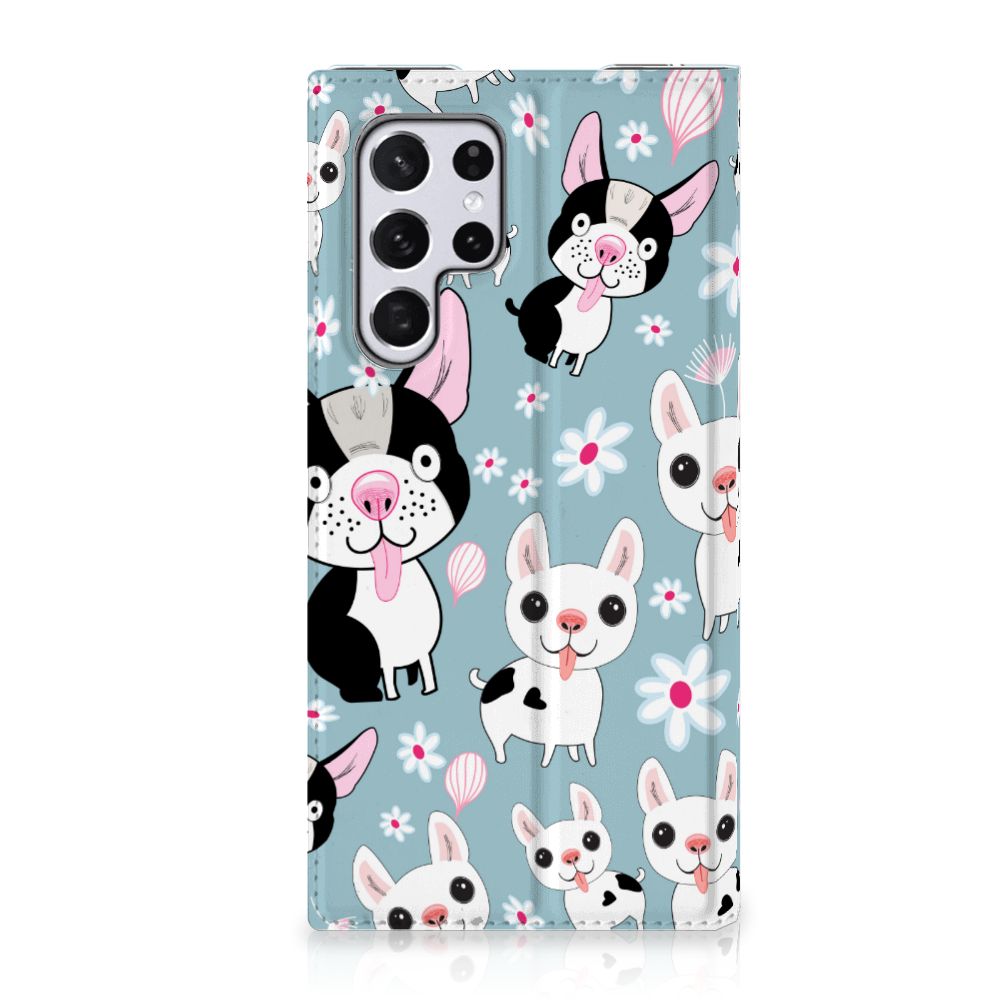 Samsung Galaxy S22 Ultra Hoesje maken Hondjes - B2C Telecom
