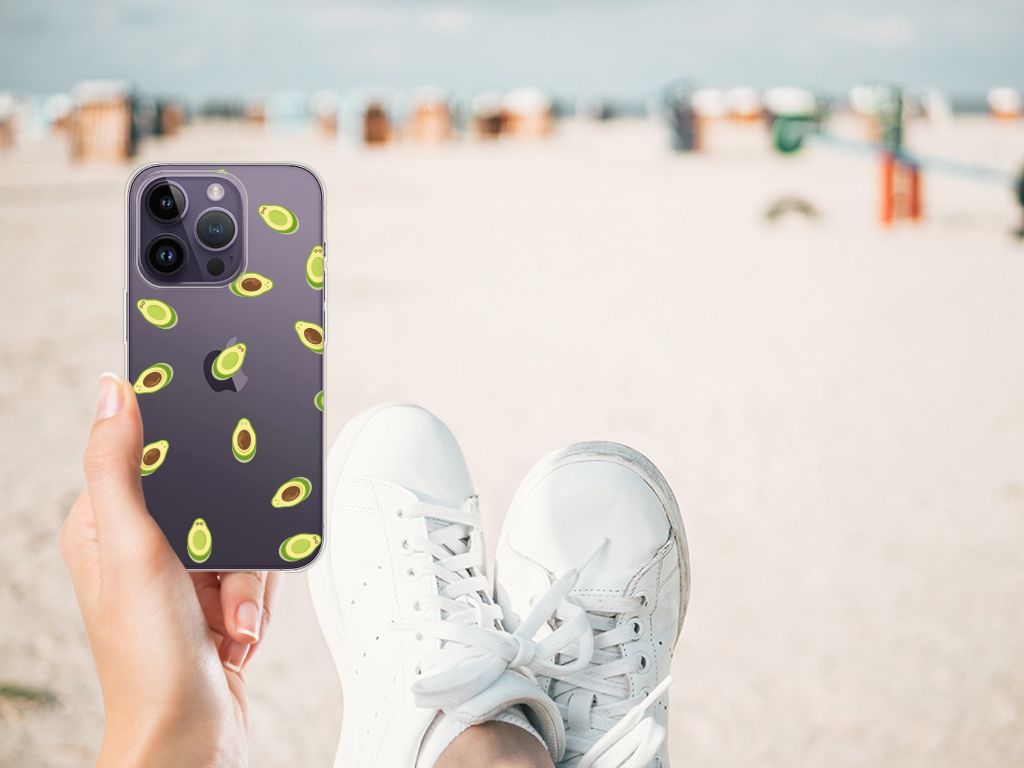 Apple iPhone 14 Pro Siliconen Case Avocado B2C Telecom