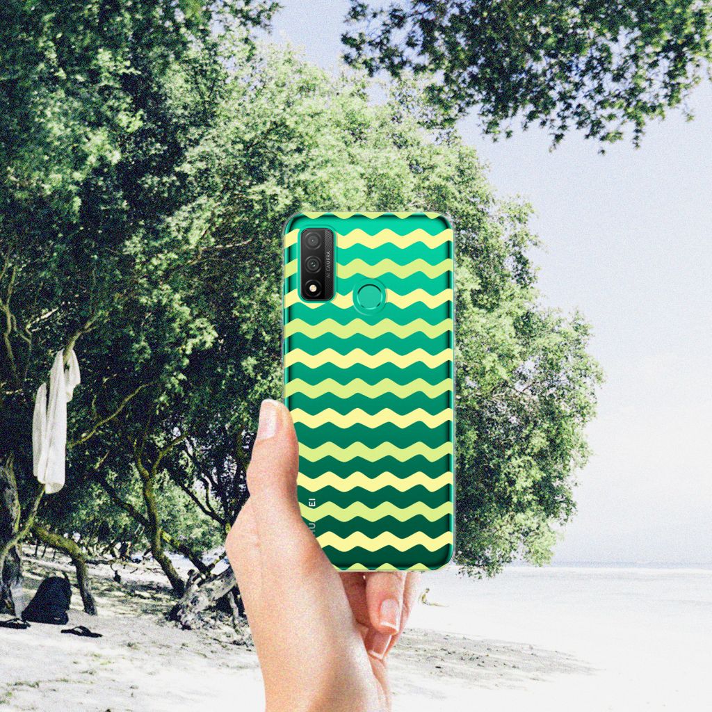 Huawei P Smart 2020 TPU bumper Waves Yellow B2C Telecom