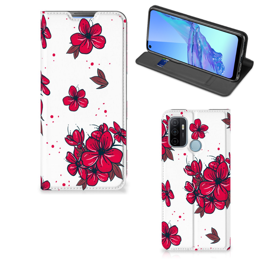 OPPO A53 | A53s Smart Cover Blossom Red - B2C Telecom