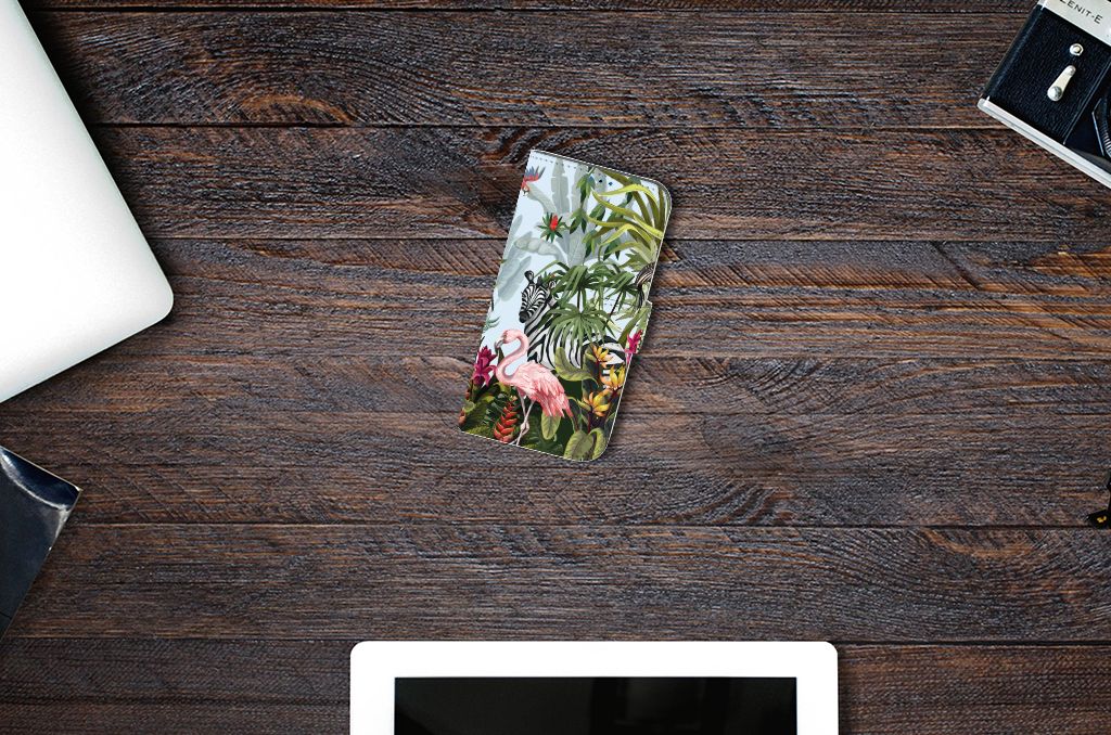Telefoonhoesje met Pasjes voor iPhone 14 Pro Jungle