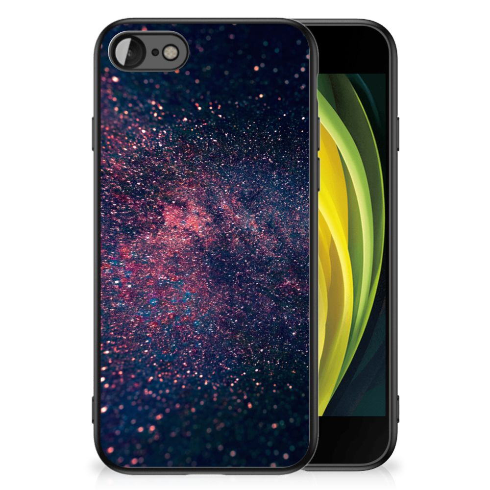 iPhone SE 2022 | SE 2020 | 7/8 Backcover Stars design with a colorful abstract pattern on a protective case