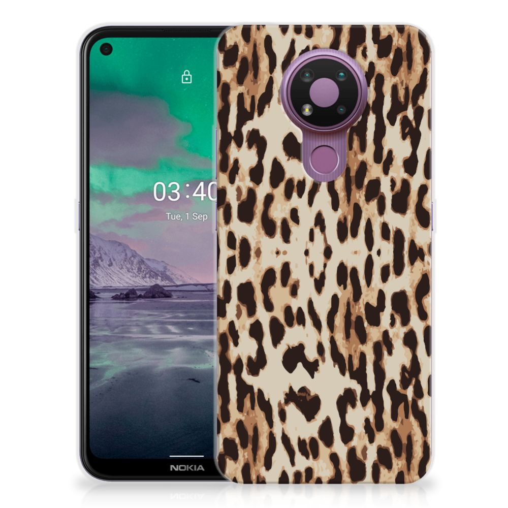 Nokia 3.4 TPU Hoesje Leopard