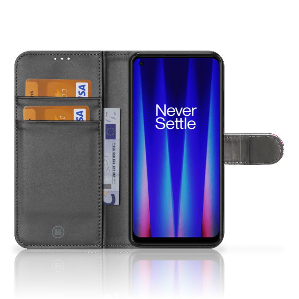 OnePlus Nord CE 2 Hoesje met naam Woke Up - Origineel Cadeau Zelf Maken