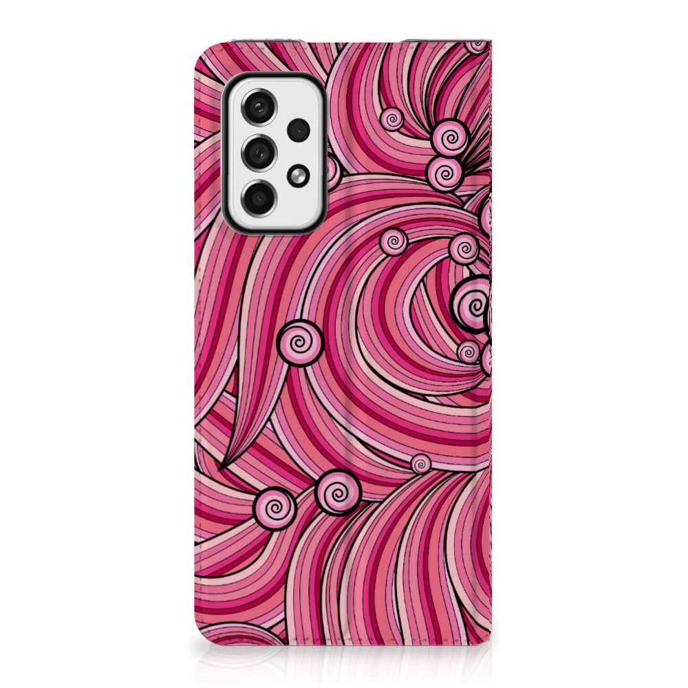 Samsung Galaxy A73 Bookcase Swirl Pink - B2C Telecom