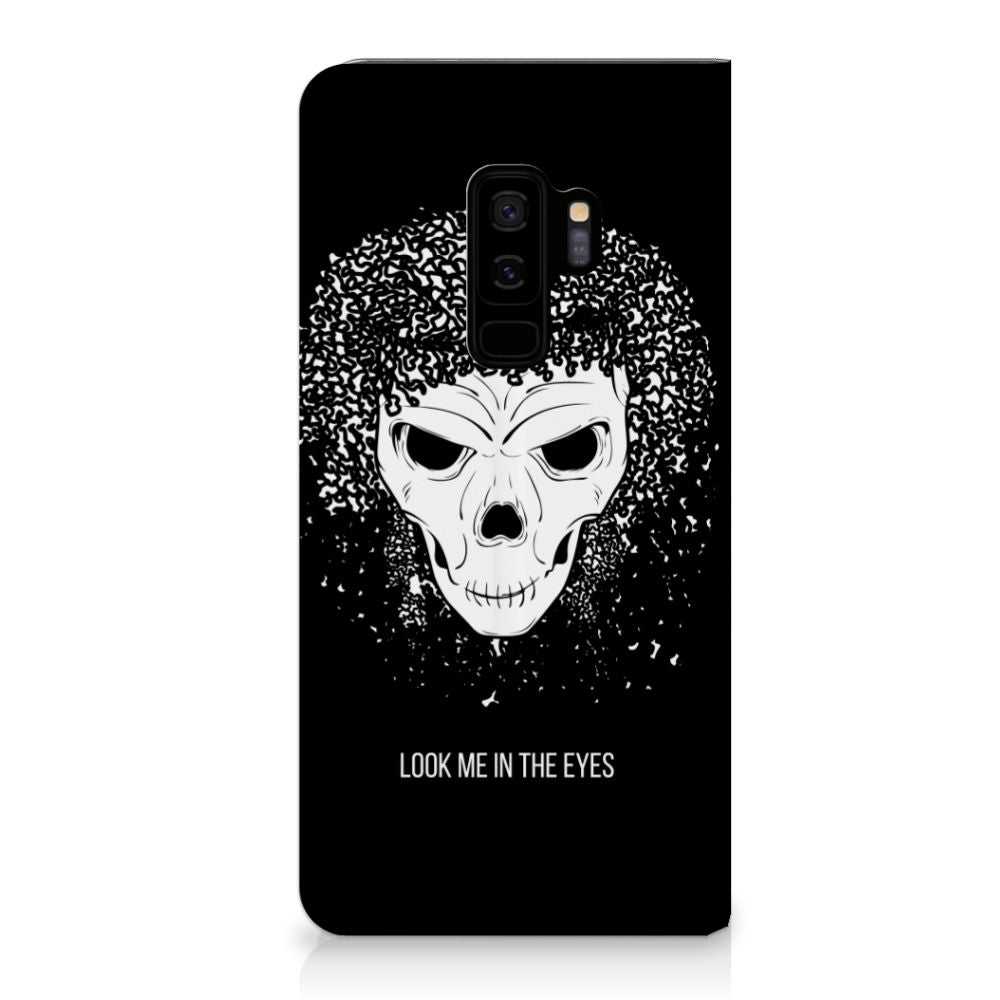 Mobiel BookCase Samsung Galaxy S9 Plus Skull Hair