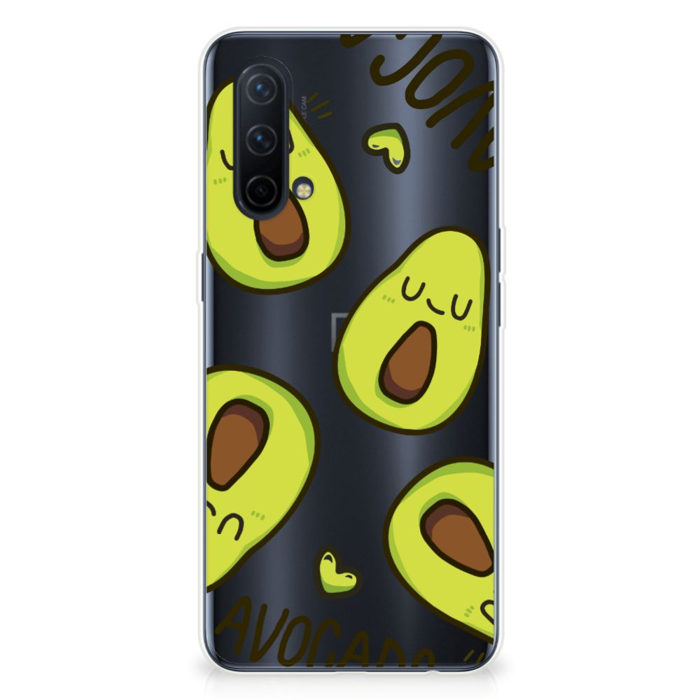 OnePlus Nord CE 5G Telefoonhoesje met Naam Avocado Singing B2C Telecom
