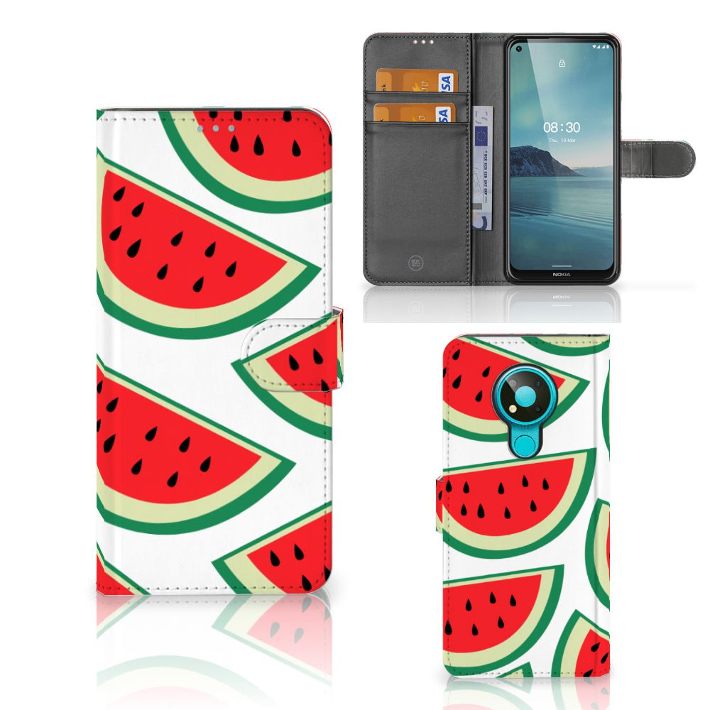 Nokia 3.4 Book Cover Watermelons