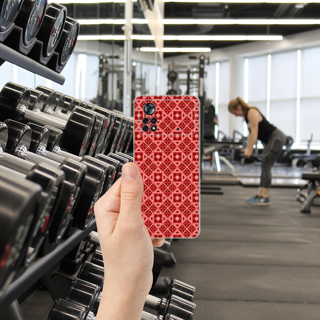 Xiaomi Poco X4 Pro 5G TPU bumper Batik Rood B2C Telecom