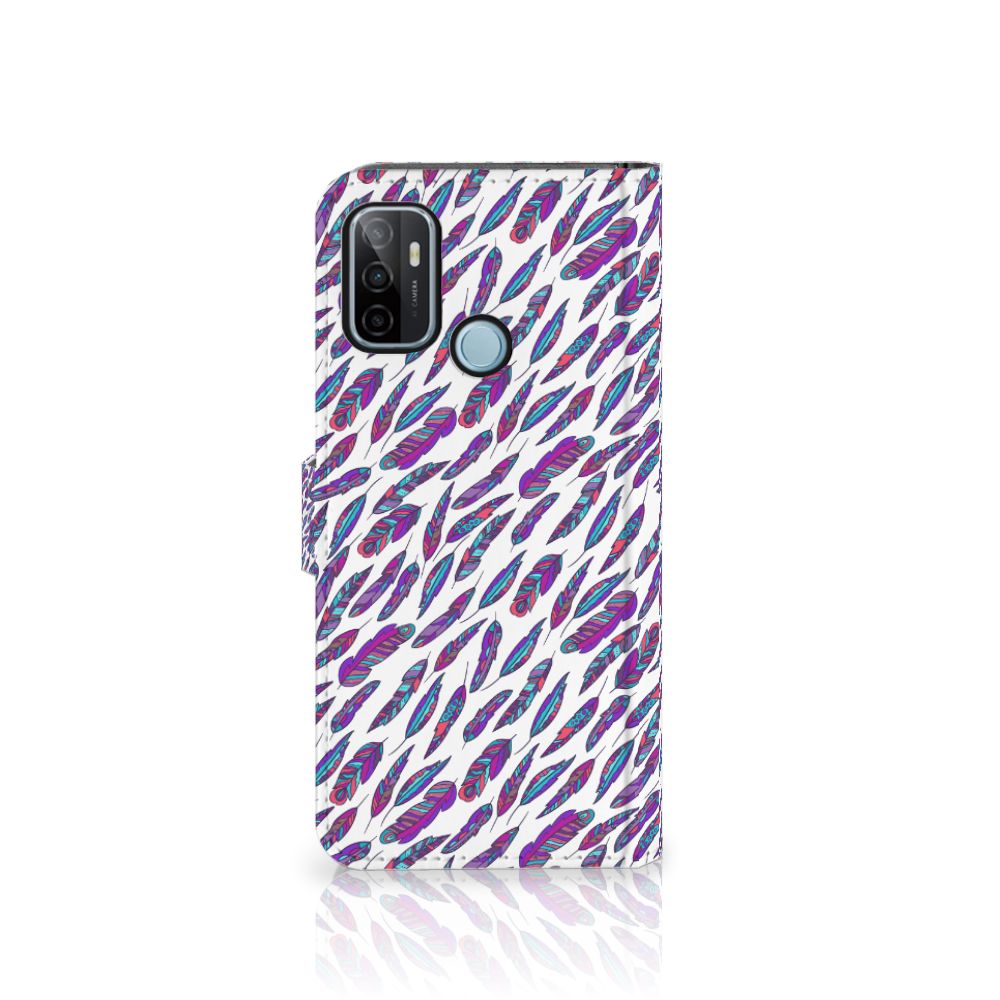 OPPO A53 | OPPO A53s Telefoon Hoesje Feathers Color