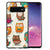 Samsung Galaxy S10+ Back Cover Vrolijke Uilen