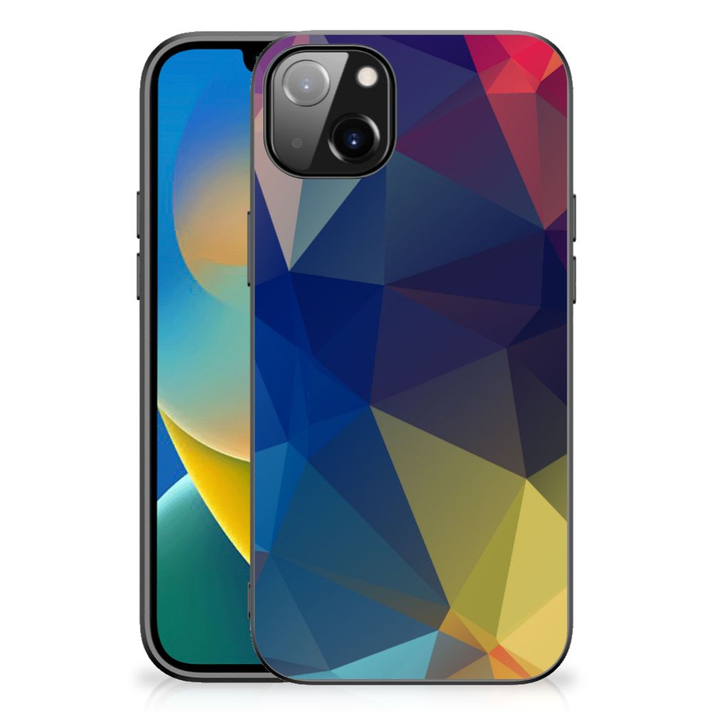 iPhone 14 Plus Backcover Polygon Dark