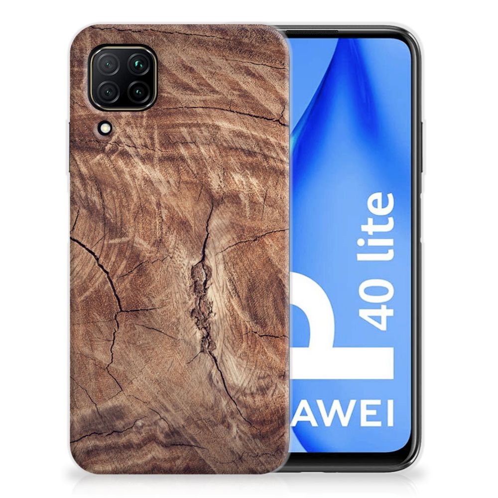 Huawei P40 Lite Bumper Hoesje Tree Trunk