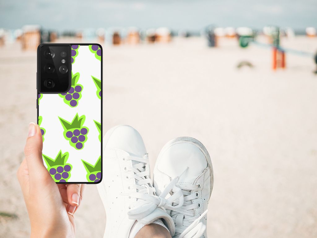 Samsung Galaxy S21 Ultra Back Cover Hoesje Druiven B2C Telecom