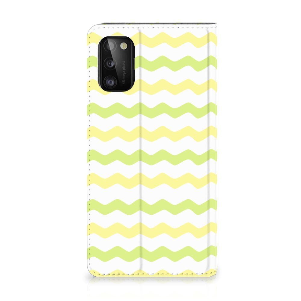 Samsung Galaxy A41 Hoesje met Magneet Waves Yellow - B2C Telecom