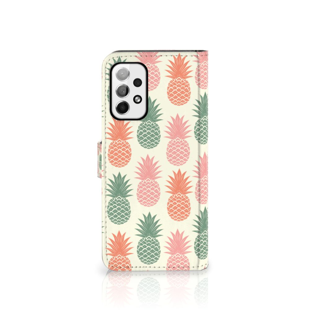 Samsung Galaxy A73 5G Book Cover Ananas