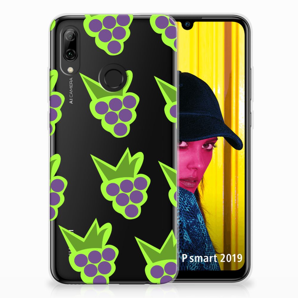 Huawei P Smart 2019 Siliconen Case Druiven