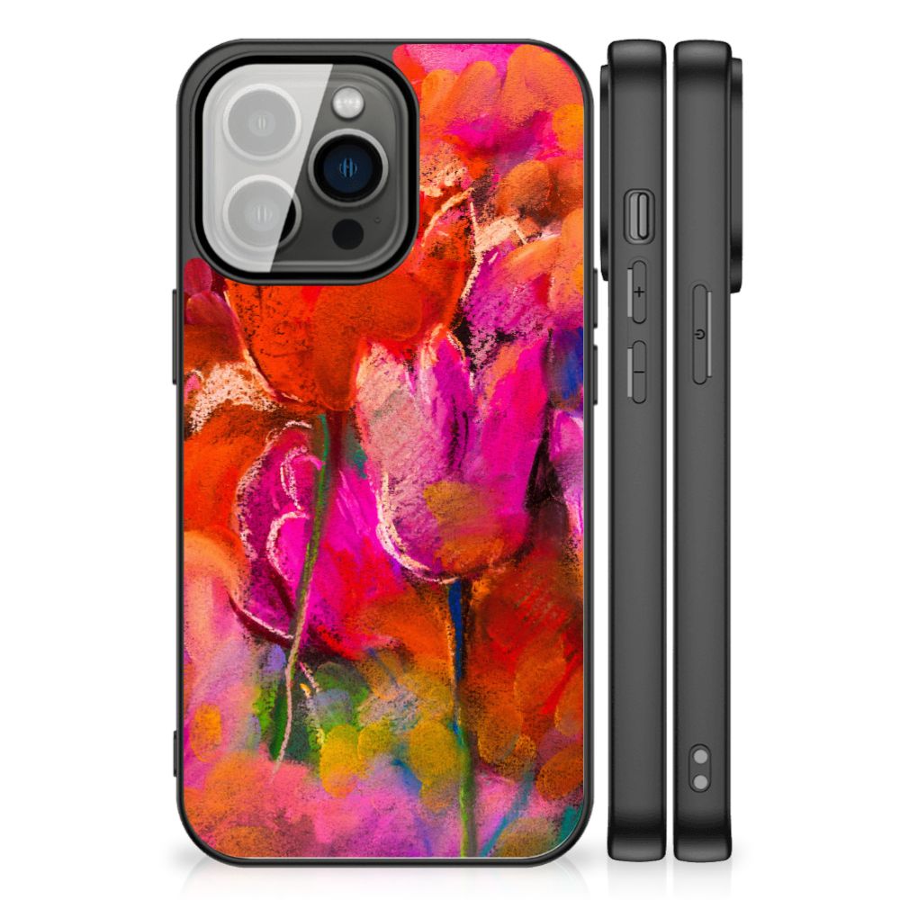 Kleurrijke Telefoonhoesje iPhone 13 Pro Tulips B2C Telecom