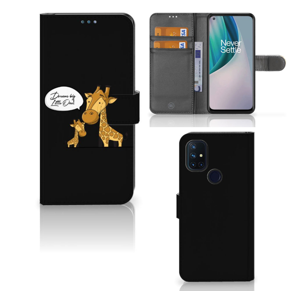 OnePlus Nord N10 Leuk Hoesje Giraffe