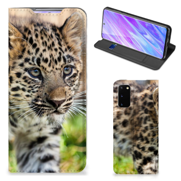Samsung Galaxy S20 Hoesje maken Baby Luipaard - B2C Telecom