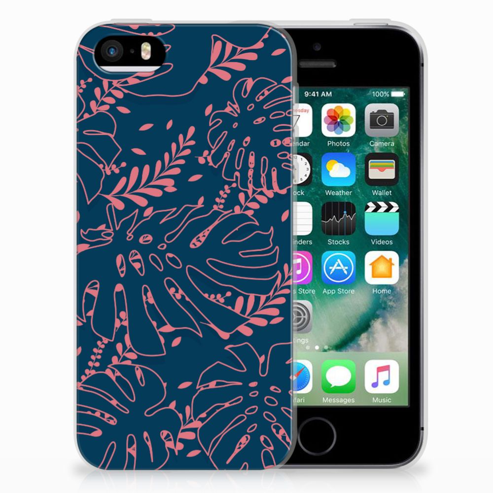 Apple iPhone SE | 5S TPU Case Palm Leaves