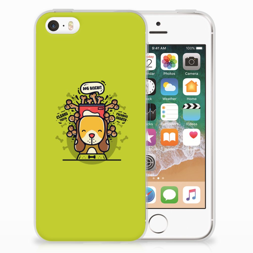 Apple iPhone SE | 5S Telefoonhoesje met Naam Doggy Biscuit