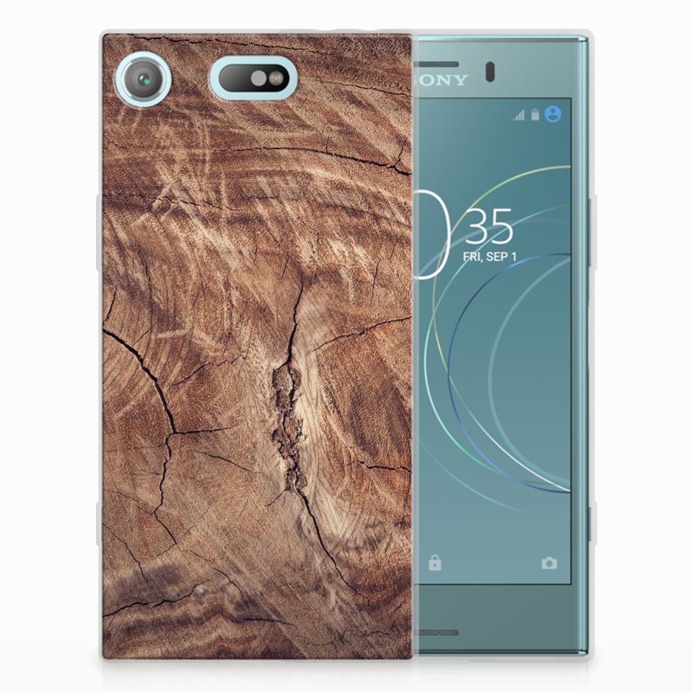 Sony Xperia XZ1 Compact Bumper Hoesje Tree Trunk