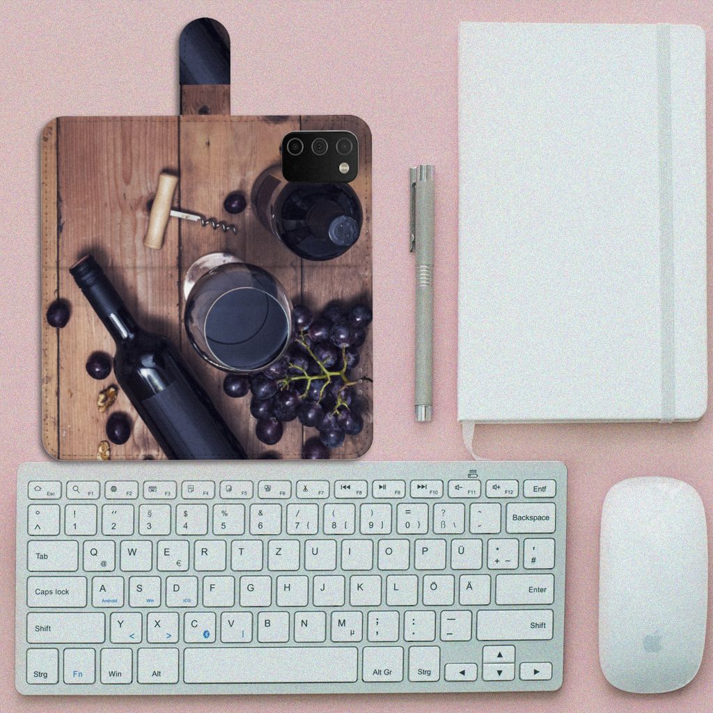 Samsung Galaxy A03s Book Cover Wijn