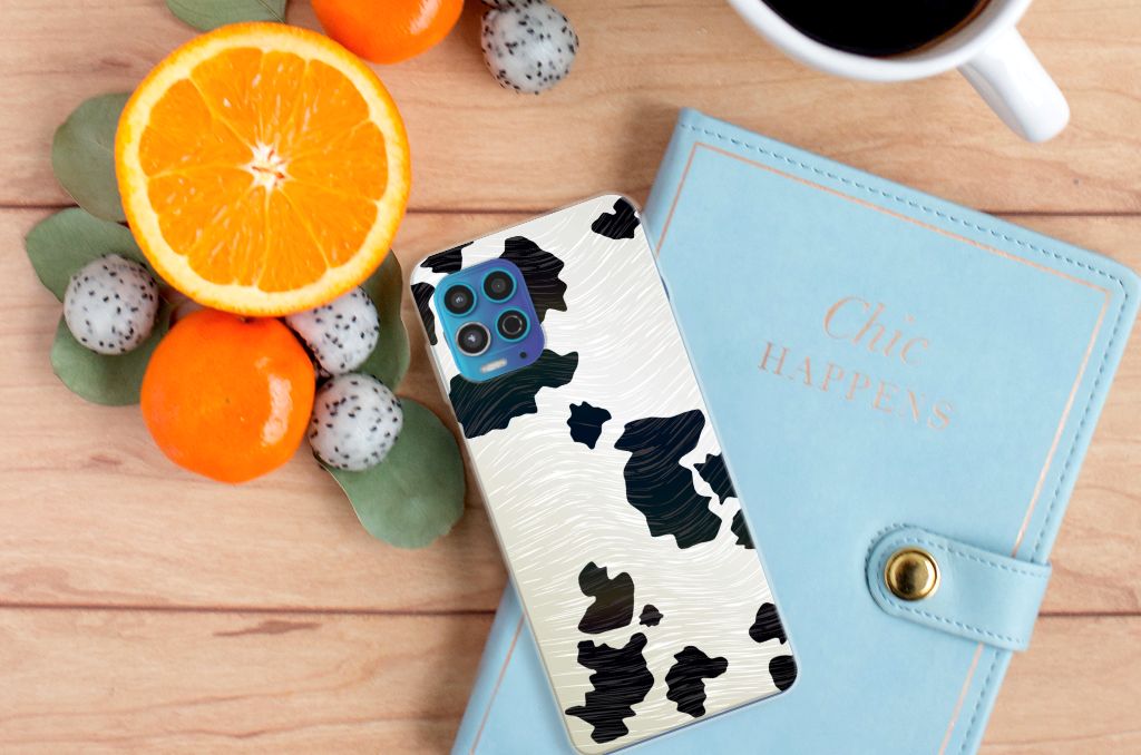 Motorola Moto G100 TPU Hoesje Koeienvlekken B2C Telecom