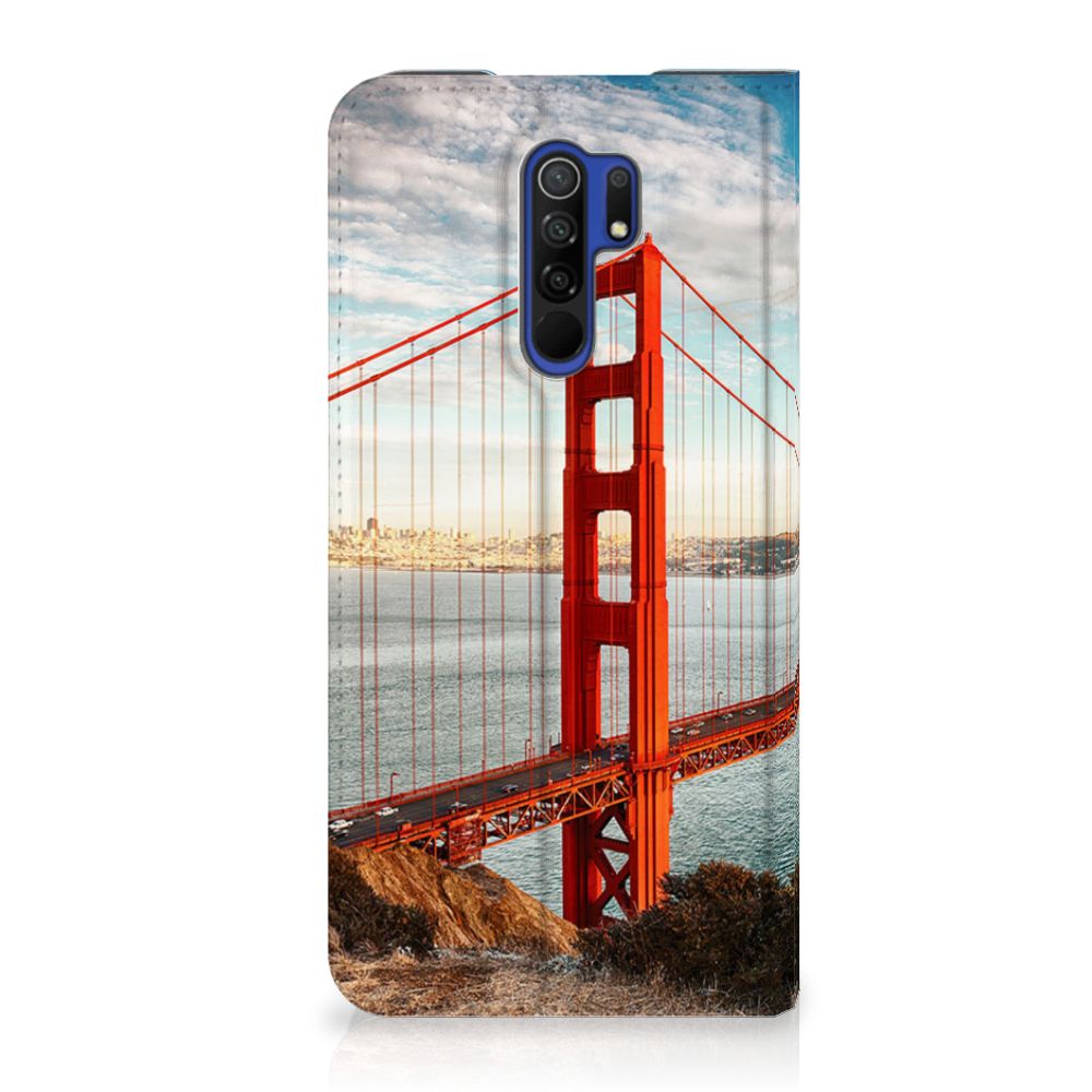 Xiaomi Redmi 9 Book Cover Golden Gate Bridge - B2C Telecom