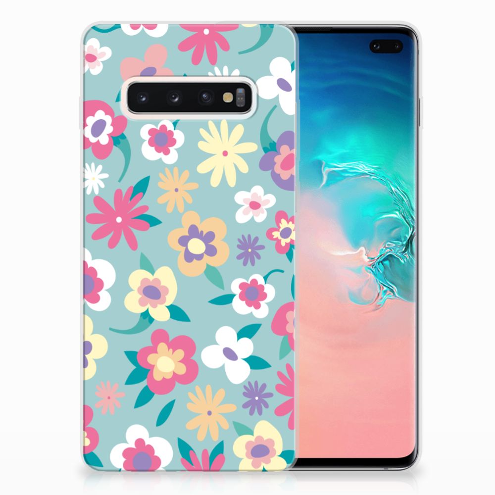 Samsung Galaxy S10 Plus TPU Case Flower Power