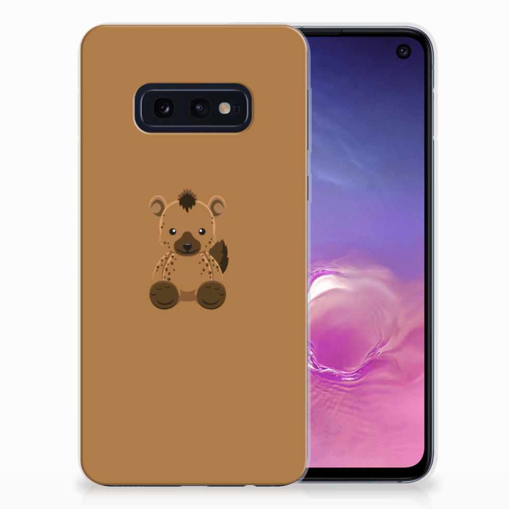 Samsung Galaxy S10e Telefoonhoesje met Naam Baby Hyena
