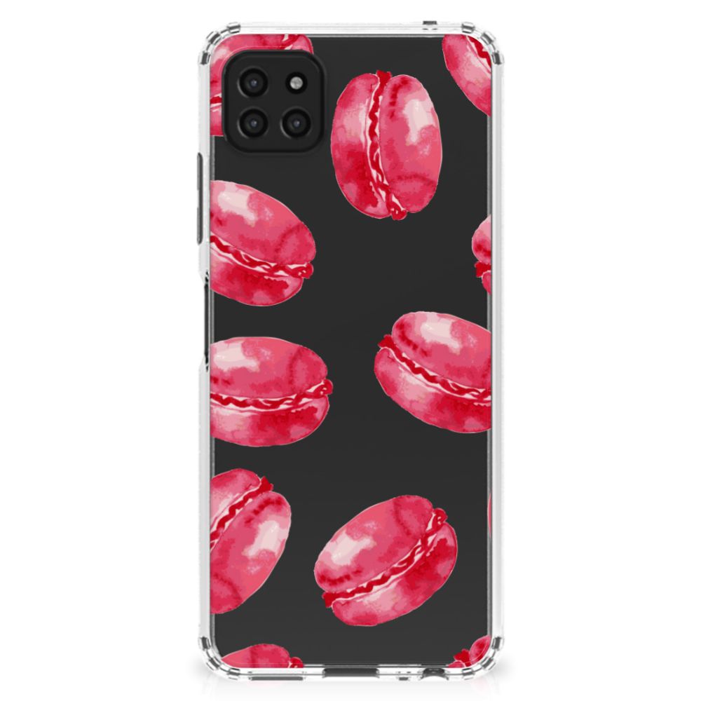 Samsung Galaxy A22 5G Beschermhoes Pink Macarons B2C Telecom