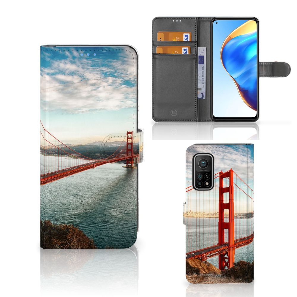 Xiaomi Mi 10T Pro | Mi 10T Flip Cover Golden Gate Bridge
