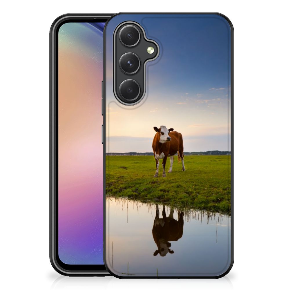 Samsung Galaxy A54 Dierenprint Telefoonhoesje Koe