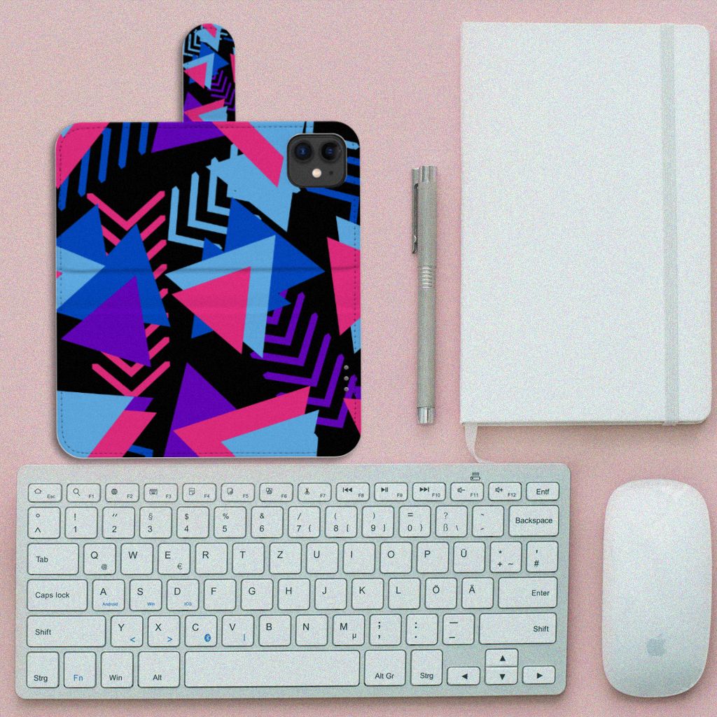 Apple iPhone 11 Book Case Funky Triangle