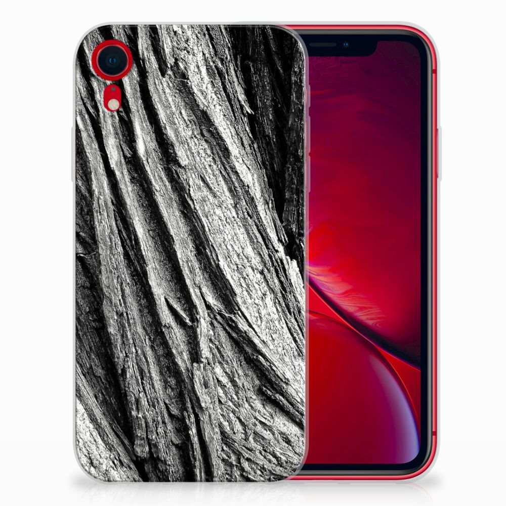 Bumper Hoesje Apple iPhone Xr Boomschors Grijs