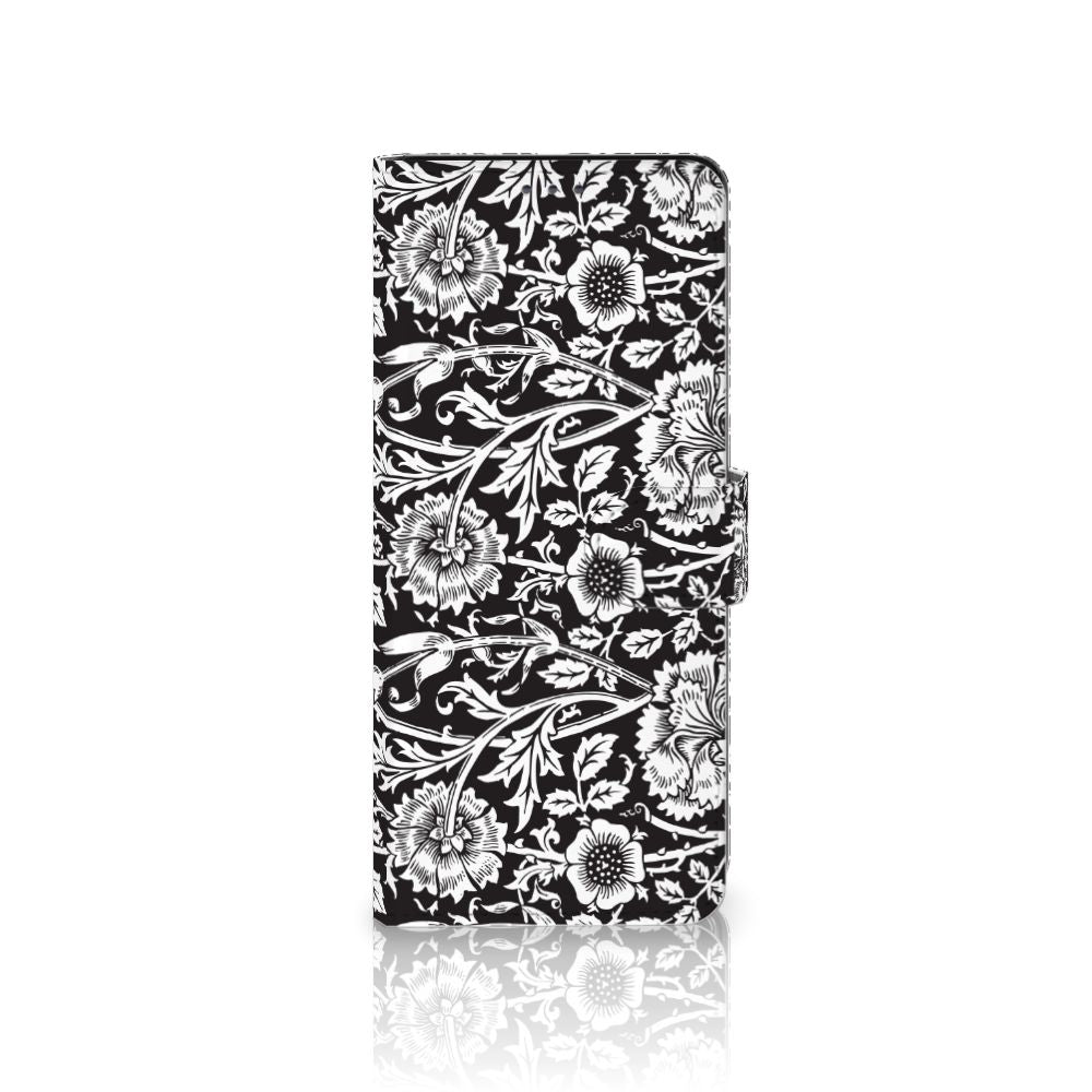 Sony Xperia 5II Hoesje Black Flowers