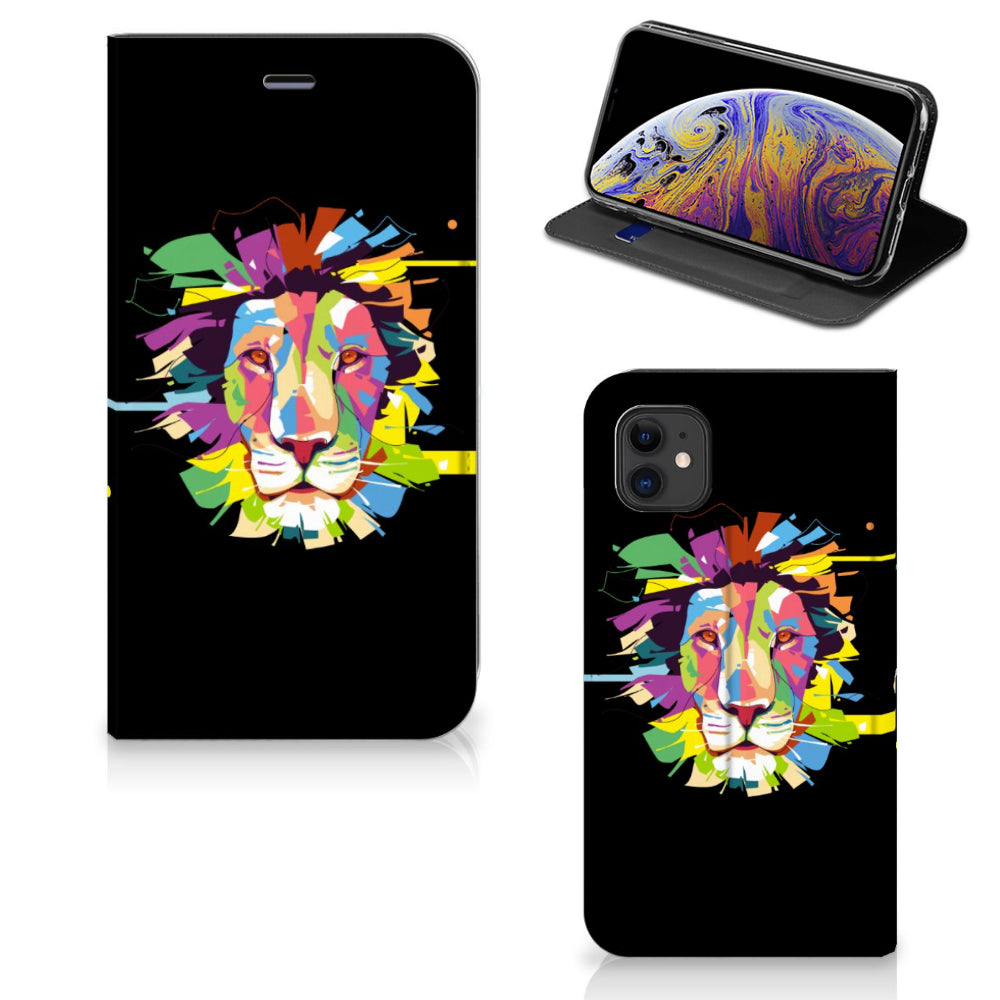 Apple iPhone 11 Magnet Case Lion Color
