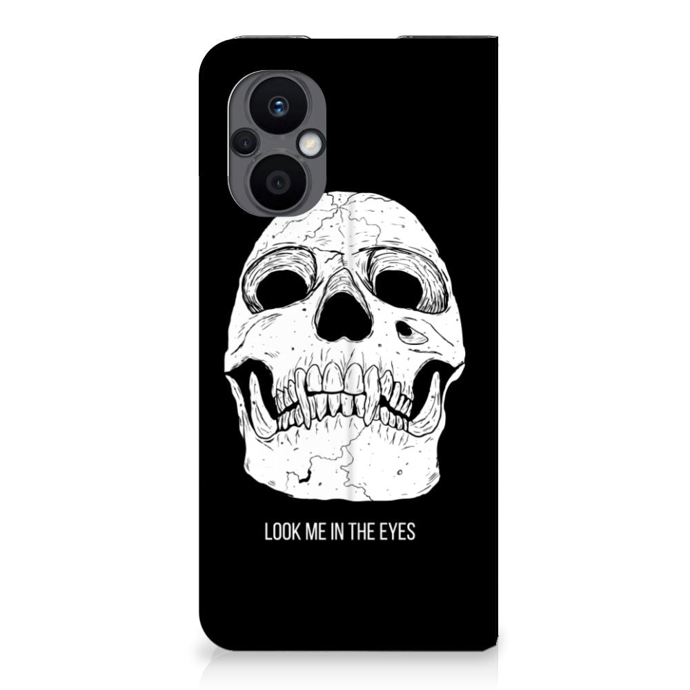 Mobiel BookCase OPPO Reno8 Lite Skull Eyes - B2C Telecom
