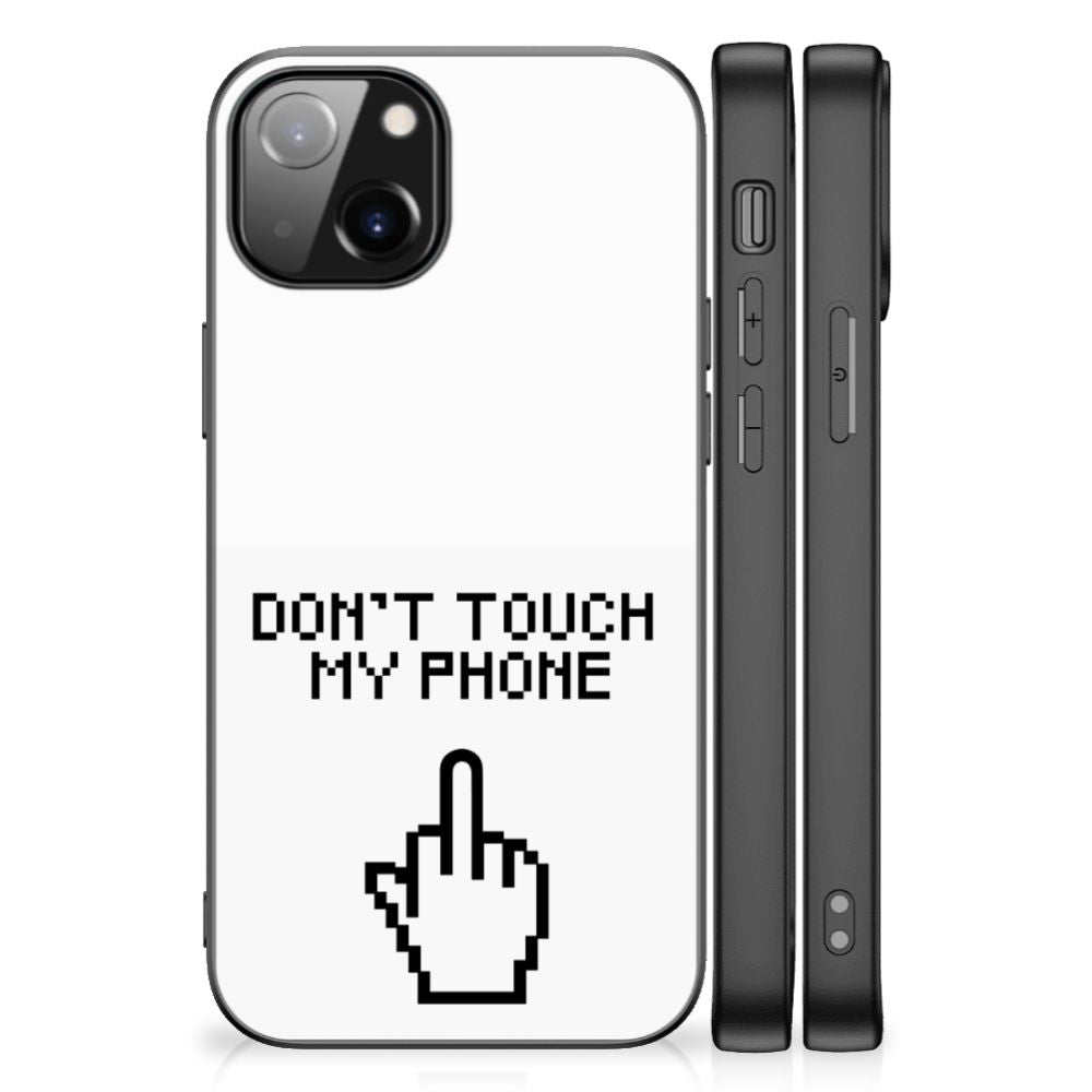 Apple iPhone 13 Telefoon Hoesje Finger Don't Touch My Phone B2C Telecom